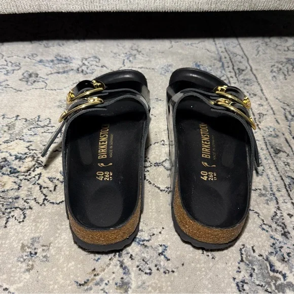 Birkenstock Arizona Big Buckle Natural Leather Patent - Picture 6 of 8